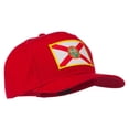 thumbnail image 5 of Eastern State Florida Embroidered Patch Cap - Red OSFM, 5 of 5