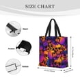 thumbnail image 5 of Sigee Skull Print Large Capacity Zippered Tote Bag - Durable, Stylish and Versatile for Everyday Use, 5 of 9