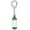 Green, variant on Lightweight Aluminum Alloy Cremains Keychains for Pet Ashes Memorial with Compact Elegant Daily Carry