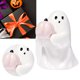 thumbnail image 5 of Adorno en Miniatura Halloween Con Murciélago/calabaza Regalo para Amigos Y Familiares Color Rosa, 5 of 9
