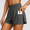 thumbnail image 3 of Womens Running Athletic Shorts Quick Dry Casual Cycling Tennis Workout Yoga Lounge Hiking Jogging Shorts with Liner Pockets, 3 of 10