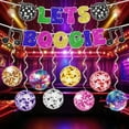 thumbnail image 3 of 70s 80s Disco Balls Pendant Hanging Swirls Garland Disco Theme Paper Banner For Birthday Party Decoration Wedding Decor Supplies, 3 of 9