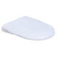thumbnail image 2 of Funda para tapa de inodoro, alfombrilla flexible y práctica para el asiento del baño. blanco, 2 of 9