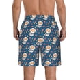 thumbnail image 3 of Kdxio Space Puppy Pattern Mens Casual Shorts - Drawstring Summer Beach Sports Shorts for Men, 3 of 9