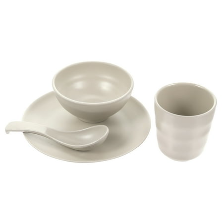 

NUOLUX 1 Set Unbreakable Bowl Kit Anti Fall Tableware Bowl Cup Plate Kit Soup Bowl Set Kitchen Dinnerware
