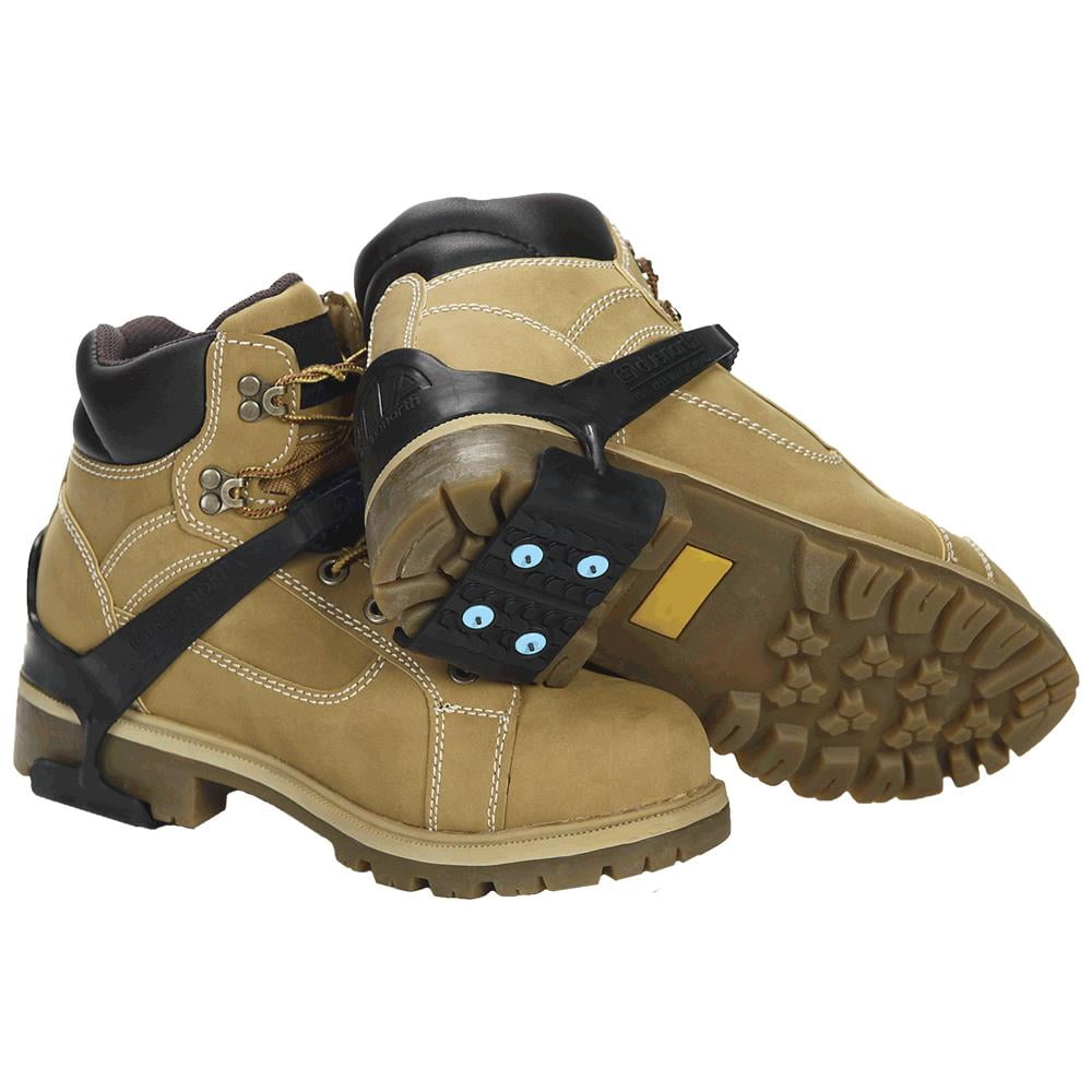 Due North-V3550470-O/S Heel Over Shoe, Slip Resistant Traction Aid with Grip Carbide Spikes, Bi-Directional Tread, Universal Size