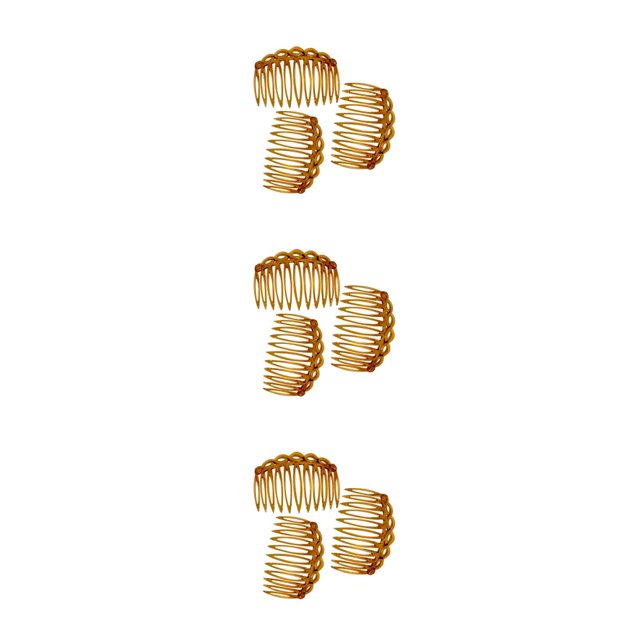 Minnieouse Paquete de 10 peines laterales para el cabello accesorios de peine de horquilla de plástico para mujer Type7 NO7