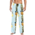 thumbnail image 3 of Sunglasses Pineapple Mens Pajama Pants Cotton Elastic Waistband Lounge Sleep Pajama Bottoms Pj with Pocket, 3 of 7