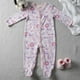 thumbnail image 3 of Set de 2 Mamelucos Baby Creysi 3M Peanuts Snoopy Niña, 3 of 3