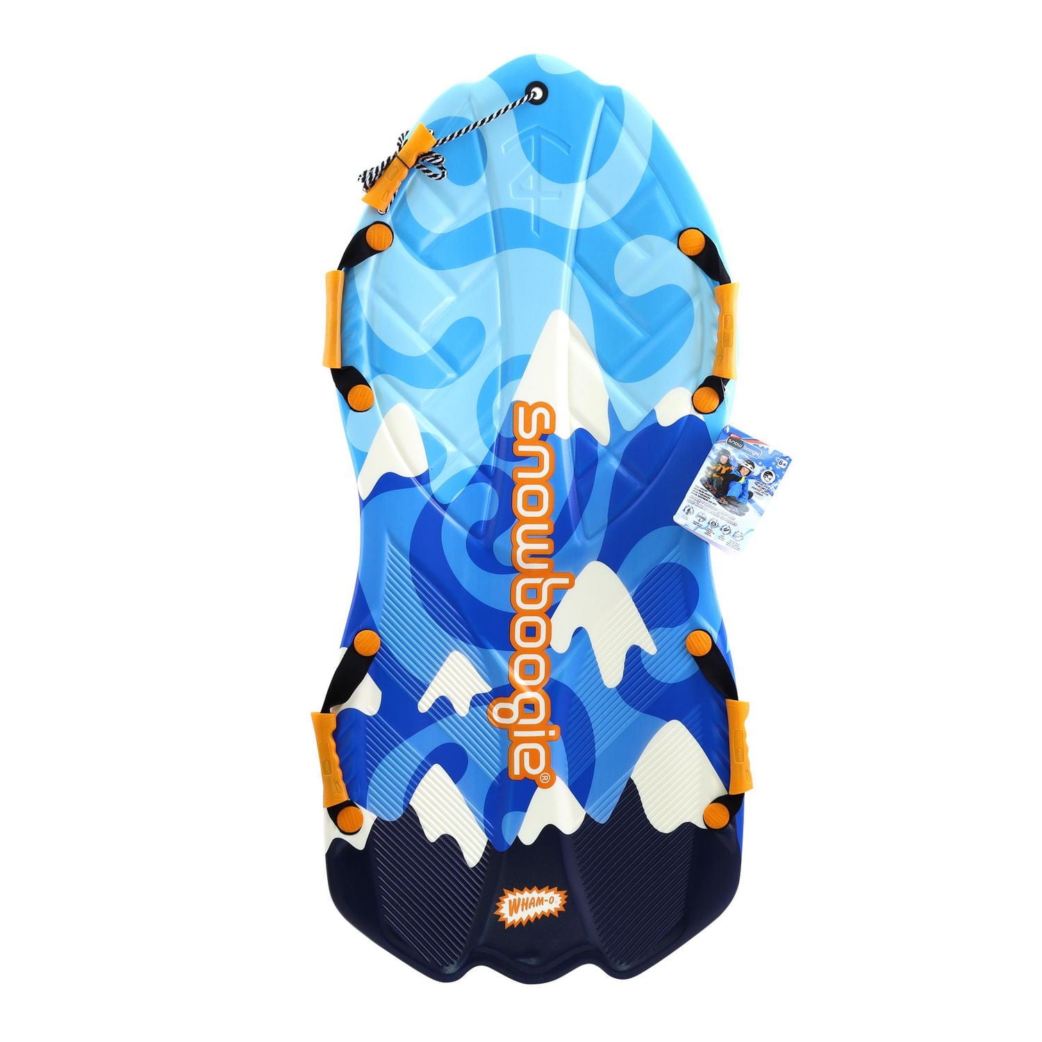 Wham-o® Snow Boogie® 50 inch, 2 person 3D molded snow sled (Orange