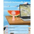 thumbnail image 2 of Ventilador portátil SWEETFULL Mini Recargable 3 Velocidades USB 2000mA, 2 of 2