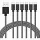 thumbnail image 1 of wonima11 Gopala Micro USB Cable Android Charger [6-Pack 5ft] Nylon Braided Fast Sync&Charging Cord for Android, Samsung, Nexus, LG, HTC, Nokia, Sony, and More, 1 of 1