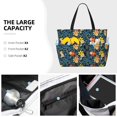 thumbnail image 3 of Fotbe Blue Floral Bolsa de Viaje para Playa - Resistente al Agua, Bolsa Tote de Gran Capacidad y Ligera con 7 Bolsillos para Mujeres y Hombres, 3 of 7