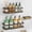 Bronze, variant on ANHXN Adhesive Shower Caddy,Shower Shelves with Soap Holder,No Drilling Bathroom Organizer and Storage