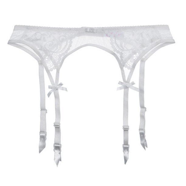 Cinturón de liguero de media para mujer, ultrafino, transpirable, de malla de encaje, Bowknot, liga de media sexy kenally XX0185-04B
