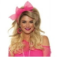 thumbnail image 3 of Underwraps Totally 80s Woman's Neon Pink Costume Dress | X-Small Female, 3 of 4