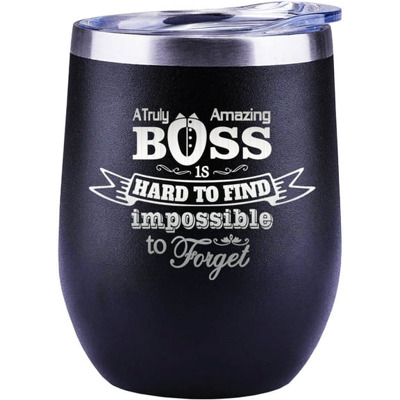 Boss Gifts for Men Women Funny Office Mug Cup Present Leaving Job Going Away Wine Glass