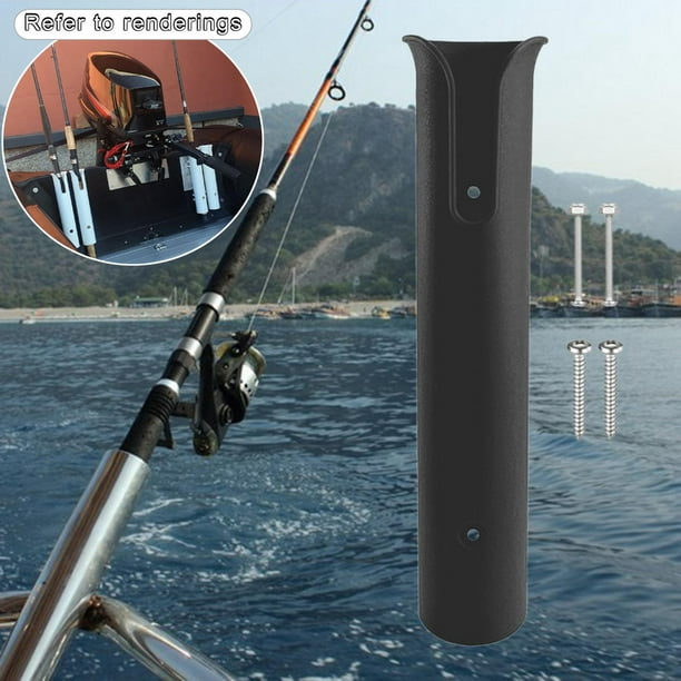 ABS Fishing Pole Rack Portable Fishing Accessories Holder Bracket Rack  Storage Black