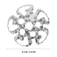 thumbnail image 2 of HEALEEP 800Pcs Silver Flower Bead Caps with Snowflake Hollow Pattern for Crafting Bracelets and Necklaces, 2 of 6