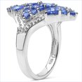 thumbnail image 3 of 2.38 Carat Genuine Tanzanite .925 Sterling Silver Ring QJ Model, 3 of 3