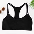 thumbnail image 5 of Sngxgn Sports Bras Padded Cropped Bras for Yoga Workout Fitness Low Impact(Black,XL), 5 of 5