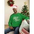thumbnail image 2 of Let It Snow Christmas Holiday Men's Sweatshirt, 2 of 4
