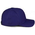 thumbnail image 3 of Daxton Premium Mid Profile Hat Semi Curved Visor Navy Cap White Black Gothic Embroidered, Number 7, 3 of 4