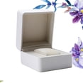 thumbnail image 4 of Miangastore Square Watch Box Case Jewelry Display Organizer Box Fashion Wrist Watch Storage Holder (White), 4 of 9