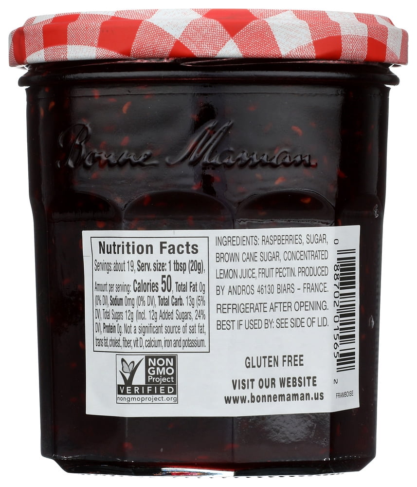 (6 Pack)Bonne Maman Raspberry Preserves, 13 oz.
