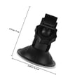 thumbnail image 2 of UPOUART Dash Camera Mount For Car L Shaped Black Plastic 1Set For Taxi Drivers, 2 of 8