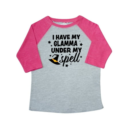 

Inktastic I Have My Glamma Under My Spell with Cute Witch Hat Gift Toddler Boy or Toddler Girl T-Shirt