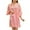 Hot Pink, variant on Zedker Women's Elegant Tweed Mini Dress Short Sleeve Button Down A Line Flared Work Party Dress,Size S-XXL
