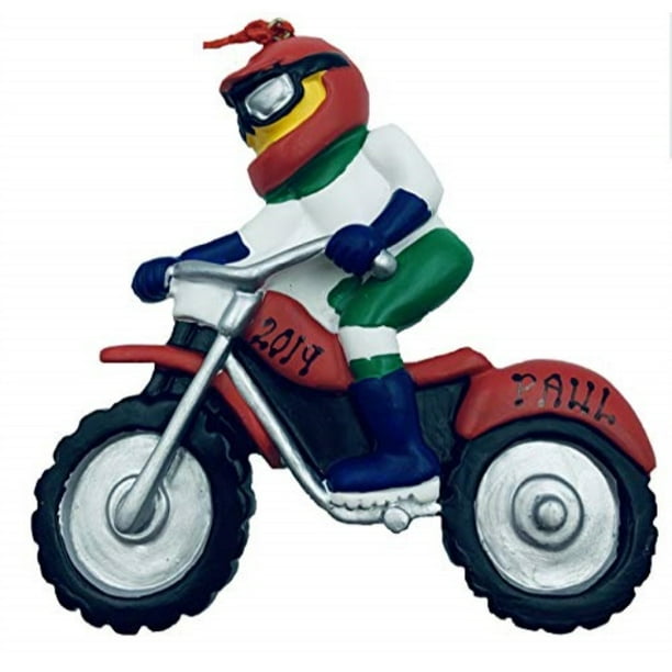 Dirt Bike Christmas Ornaments 