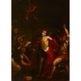 thumbnail image 2 of Anonymous 14x18 Black Ornate Wood Framed Double Matted Museum Art Print Titled - Tearing the Clothing of Chris - Flagellation (17th Century), 2 of 5