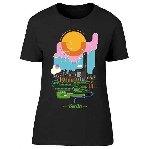 Colorful Berlin City  Tee Women's -Image by Shutterstock