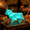 Green, variant on Halloween Glow-in-the-Dark Ghost Yak Resin Statue, Spooky Luminous Highland Cow Figurine, Unique Halloween Decoration for Home, Office, Desk, Tabletop, and Themed Party Display