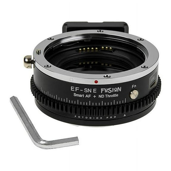Fotodiox EF-SNE-FSN-NDT-V2 ND Throttle Smart AF Lens Adapter for Canon EOS EF Lens