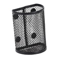 thumbnail image 3 of Dickly Pen Holder Pencil Locker Sturdy Mesh Versatile Accessories Practical Storage Box Black Semi Circle, 3 of 8