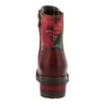 thumbnail image 5 of L’Artiste Marty Hand-Painted Leather Ankle Boots for Women – Cozy Flannel Lined Comfort Boot with Zipper Closure, 5 of 7