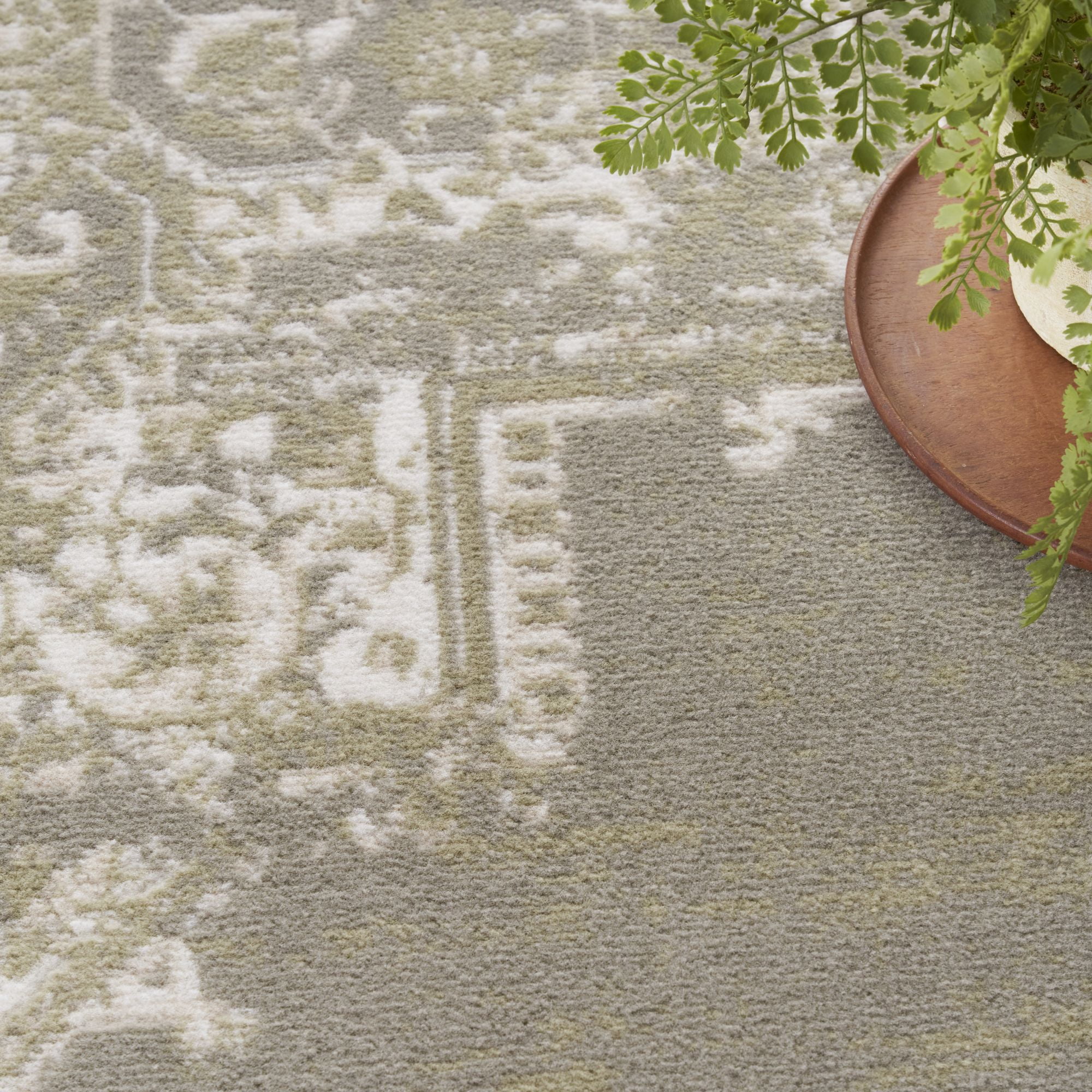 Nourison Grafix Persian Olive 5'3" x 7'3" Area Rug (5x7)