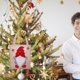 thumbnail image 4 of Adornos navideños Muñeca sin rostro navideña Bolsa de regalo de lino Bolsa para caramelos Bolsa de regalo Bolso de mano, 4 of 4