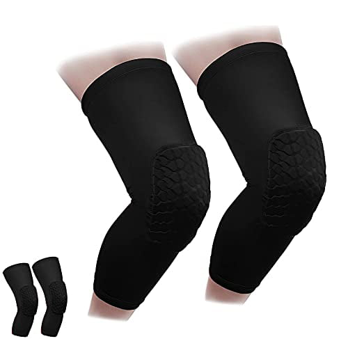 Reachs Strengthen Kneepad Honeycomb Knee Pads Crashproof Antislip Basketball Leg Knee Sleeve Protective Pad Support Sleeve Guard Padded Breathable Compression Wear Hexpad 