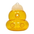 thumbnail image 1 of Trampa ecológica para avispas QR-031, color amarillo, ideal para apicultura y control de plagas. Fabricada en plástico resistente, cuenta con múltiples túneles de entrada y es segura para las abejas., 1 of 6