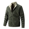 thumbnail image 3 of Dpytoraw Men Double Zipper Stand Up Collar Casual Jacket Winter Business Fashionable And Comfortable Jacket, 3 of 3