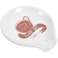 thumbnail image 4 of Coffee Spoon Holder Ceramic Spoon Rest Multi-Functional Home Decor 10.00X9.00X1.70CM White 1Pcs, 4 of 5