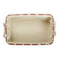 thumbnail image 3 of DII Polyester Container with Handles, Lattice Storage Bin, Large, Cinnamon, 3 of 3
