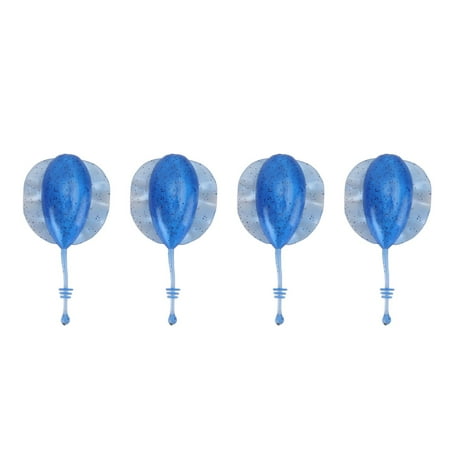 4Pcs 9cm 14g Soft Swimbait Sinking Soft Swim Bait Raja Lure Artificail Lures Fishing Tackle Gear Blue