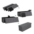 thumbnail image 4 of SONGMICS 43" Storage Ottoman Bench Ottoman with Storage Footstool Hold up to 660 lb for Bedroom Living Room Dark Gray, 4 of 8