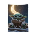 thumbnail image 6 of Ultra Soft Fleece Flannel Blankets Baby Yoda Cozy Warm Throws for Couch Sofa Bed 40"x30", 6 of 7