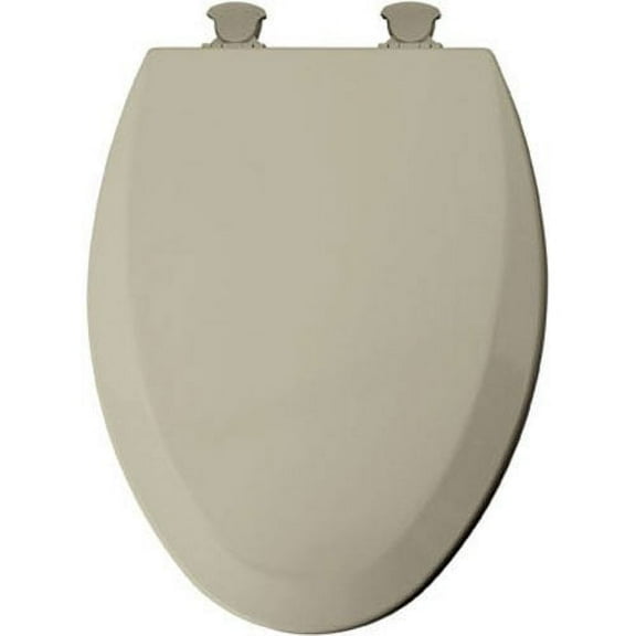 Mayfair 146EC 006 Molded Wood Toilet Seat with Lift-Off Hinges, Elongated, Bone